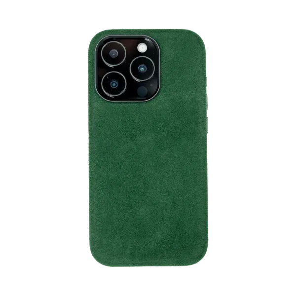 iPhone 15 Pro - Alcantara Case | Emerald Green