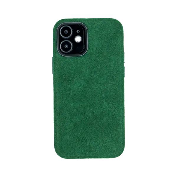 iPhone 12 Mini - Alcantara Case | Emerald Green