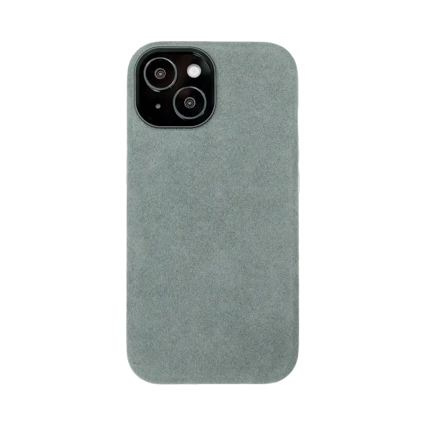 iPhone 15 - Alcantara Case | Nardo Grey