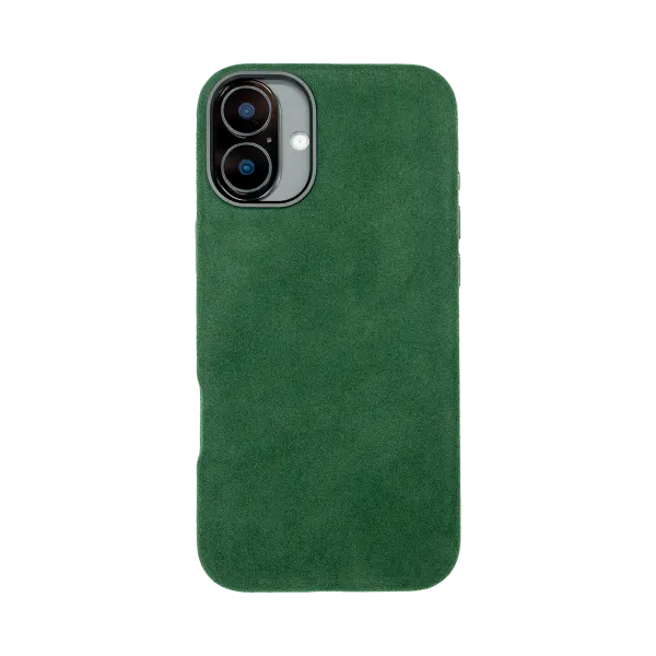 iPhone 16 - Alcantara Case | Emerald Green