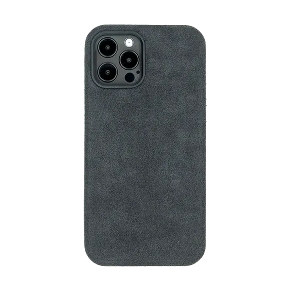 iPhone 13 Pro - Alcantara Case | Deep Grey