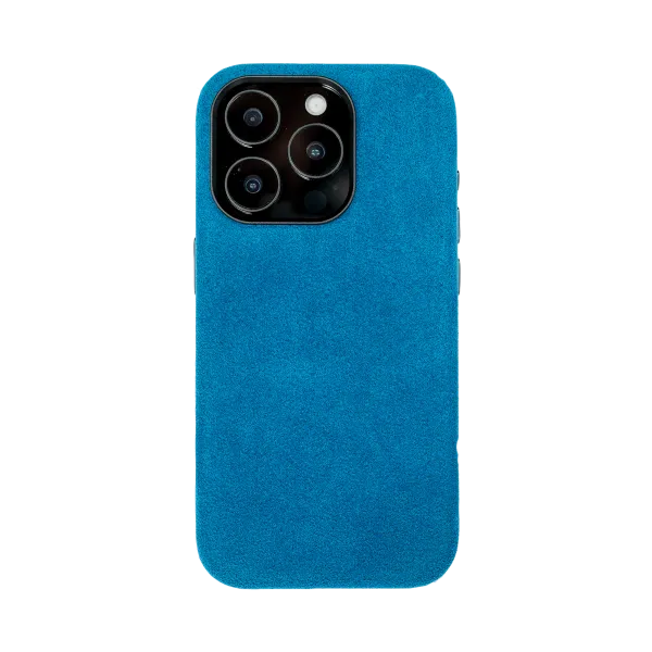iPhone 15 Pro - Alcantara Case | Sapphire Blue