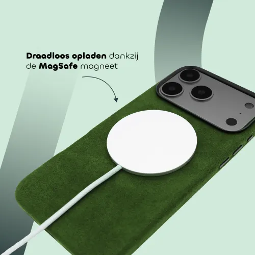 iPhone 17 Pro - Alcantara Case | Mist Green