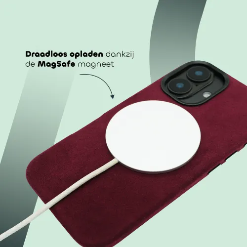 iPhone 17 - Alcantara Case | Ruby Red