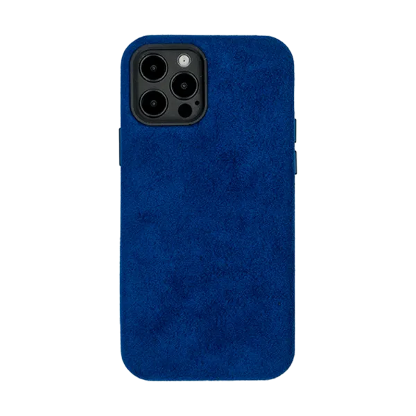 iPhone 12 - Alcantara Case | Navy Blue