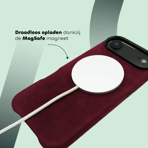 iPhone 17 Air - Alcantara Case | Ruby Red