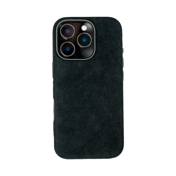 iPhone 16 Pro - Alcantara Case | Carbon Black