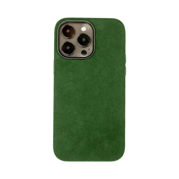 iPhone 14 Pro Max - Alcantara Case | Emerald Green