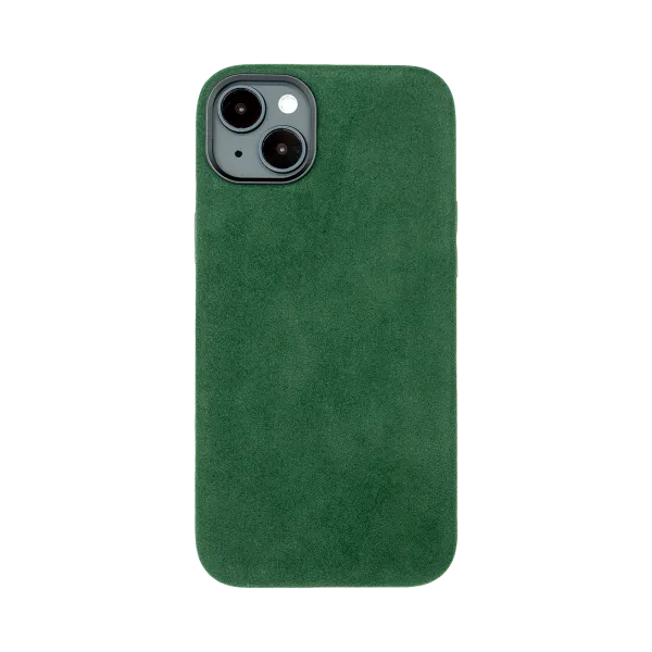 iPhone 14 Plus - Alcantara Case | Emerald Green