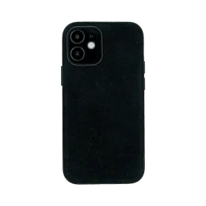 Zwarte smartphonehoes met twee camera's zichtbaar aan de achterzijde.