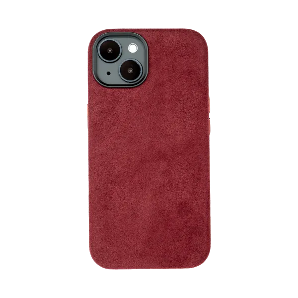 iPhone 13 - Alcantara Case | Ruby Red