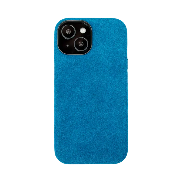 iPhone 15 - Alcantara Case | Sapphire Blue