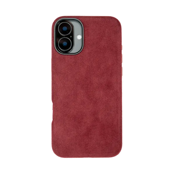 iPhone 16 - Alcantara Case | Ruby Red