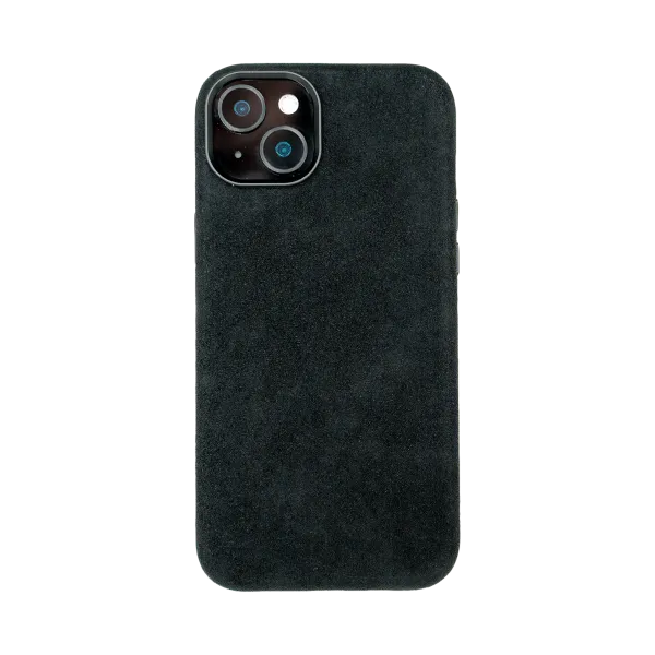 iPhone 15 Plus - Alcantara Case | Carbon Black
