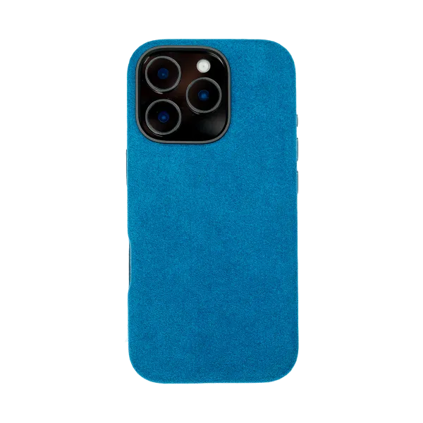 iPhone 16 Pro - Alcantara Case | Sapphire Blue