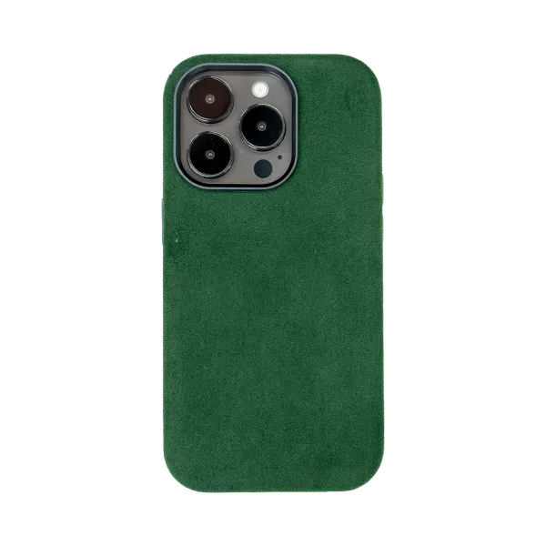 iPhone 14 Pro - Alcantara Case | Emerald Green