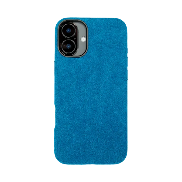 iPhone 16 - Alcantara Case | Sapphire Blue