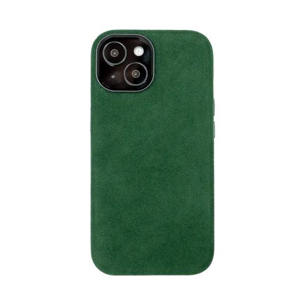 iPhone 15 - Alcantara Case | Emerald Green
