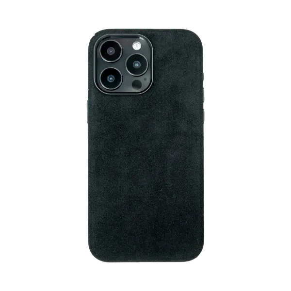 iPhone 15 Pro Max - Alcantara Case | Carbon Black