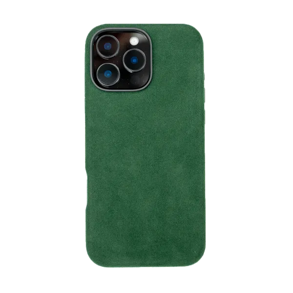 iPhone 12 - Alcantara Case | Emerald Green