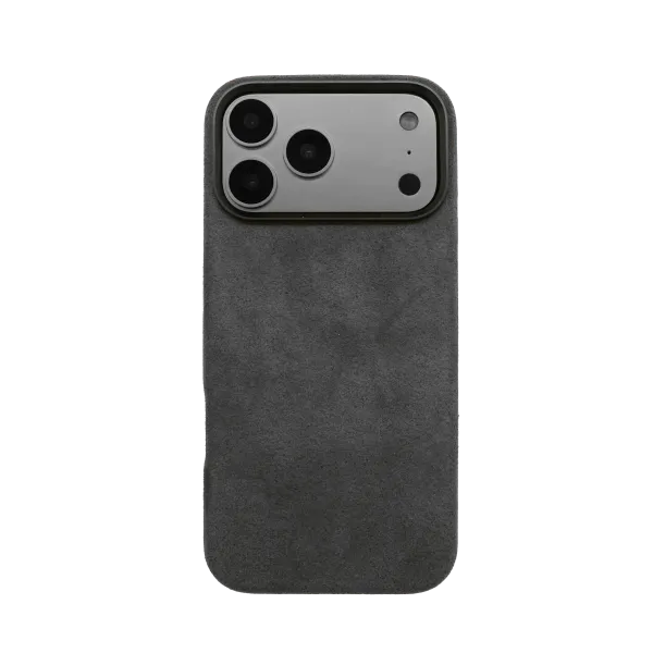 iPhone 17 Pro Max - Alcantara Case | Deep Grey
