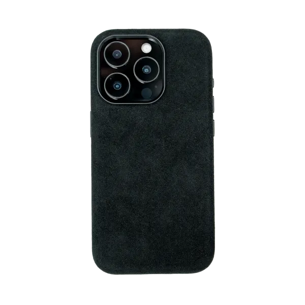 iPhone 15 Pro - Alcantara Case | Carbon Black