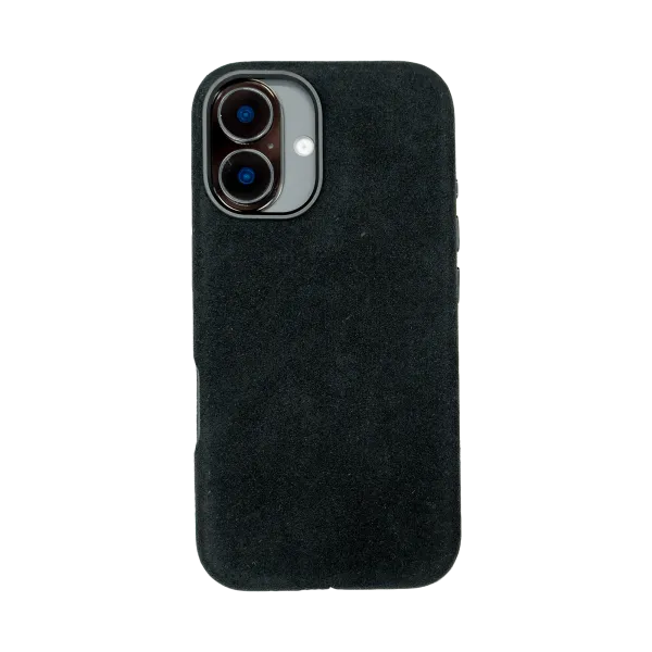 iPhone 16 Plus - Alcantara Case | Carbon Black