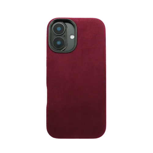 iPhone 17 - Alcantara Case | Ruby Red