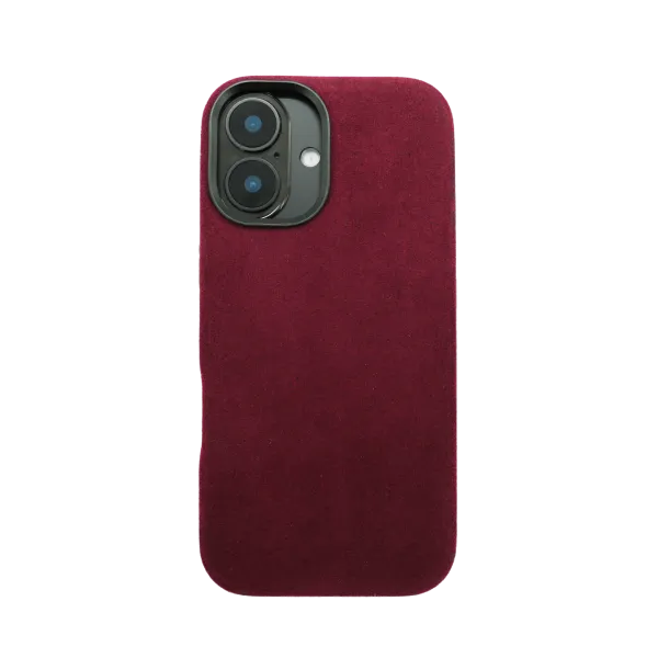iPhone 17 - Alcantara Case | Ruby Red