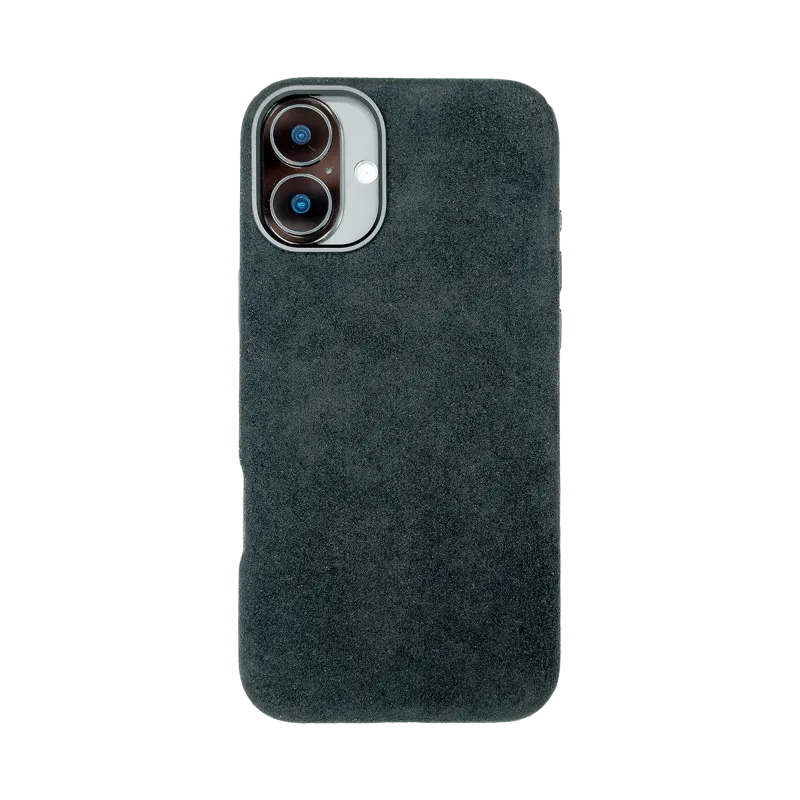 iPhone 16 - Alcantara Case | Carbon Black