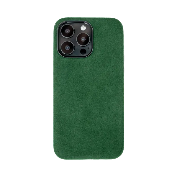 iPhone 15 Pro Max - Alcantara Case | Emerald Green
